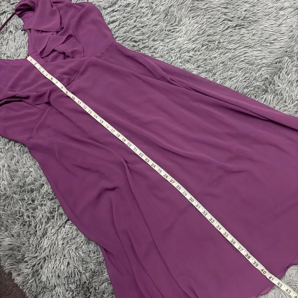City Chic Softly Tied Orchid Dress Size 16